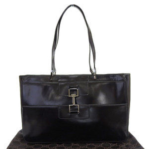 Gucci Patent Leather Tote Bag Black